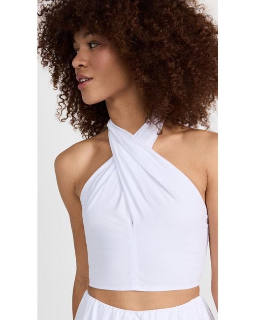 Staud White Kai Top