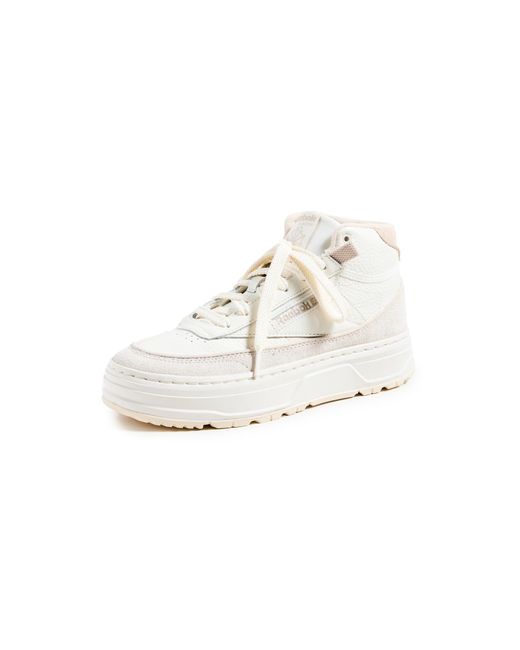 Reebok Club C Geo Mid Sneakers in White | Lyst