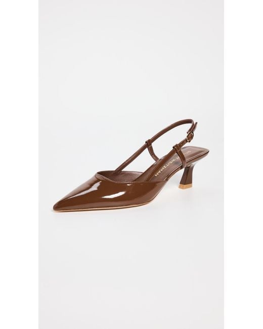 Stuart Weitzman Multicolor Vinnie 50Mm Slingback Heels