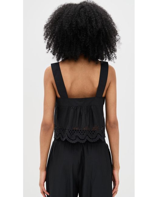 Rails Black Blythe Top