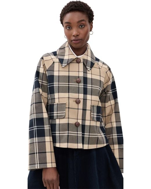 Barbour Multicolor Delilah Checked Showerproof Jacket
