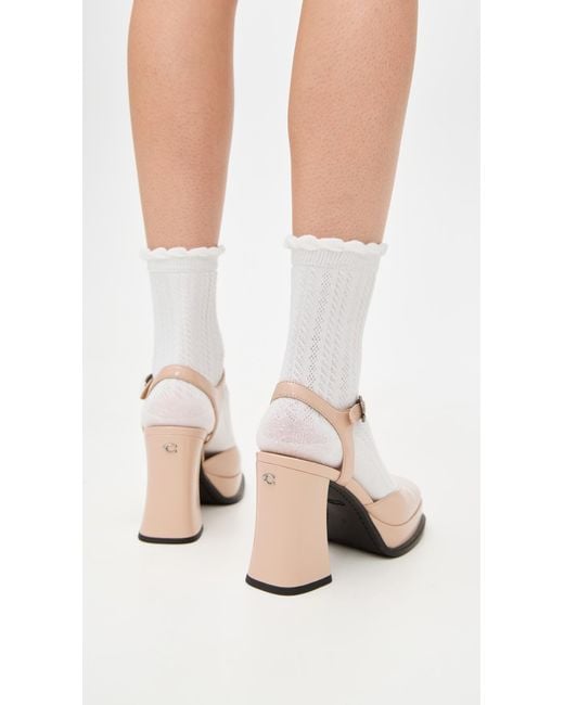 COACH Natural Tea Rose Pumps