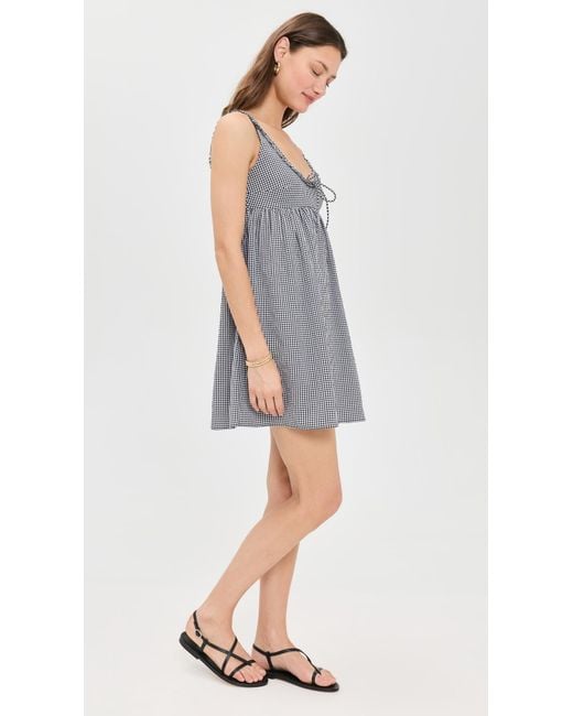 Solid & Striped Gray The Cassidy Dress