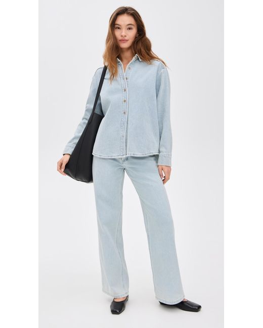 Still Here Blue Western Shirt