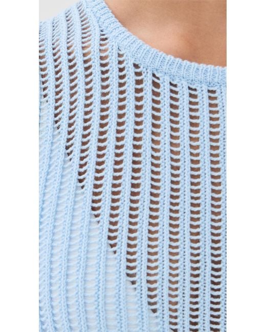 LSPACE Blue Sander Top