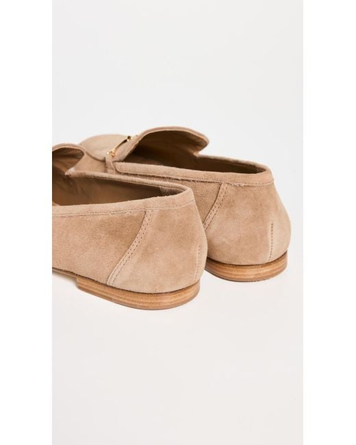 Larroude White Katherine Loafers