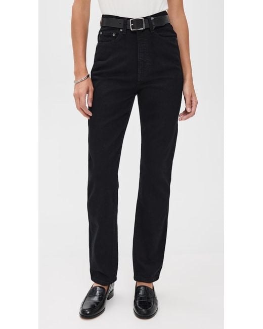 DL1961 Black Kristy Cigarette High Rise Jeans