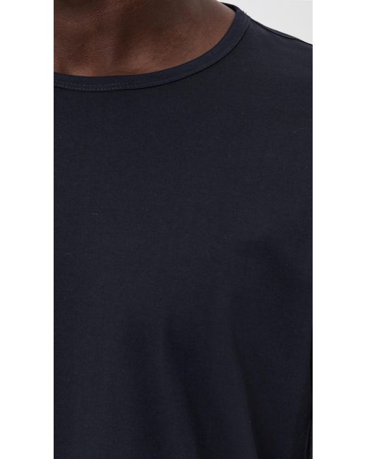 Theory Blue Precise Cotton Tee for men