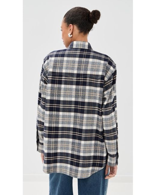 Twp Black Dutton Button Down Top