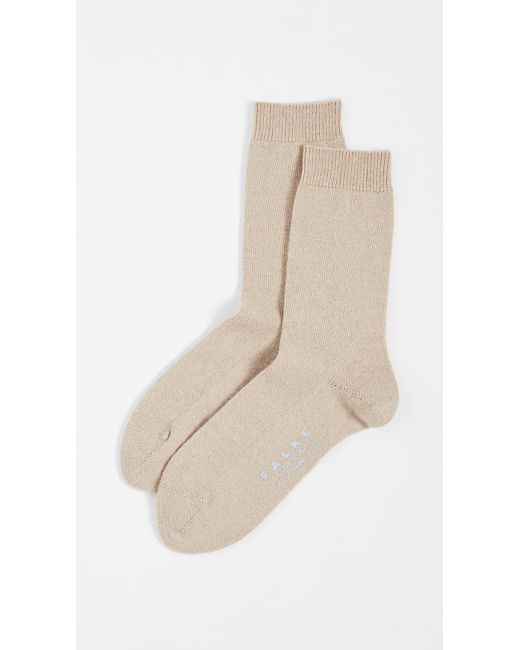 Falke White Cozy Wool Socks