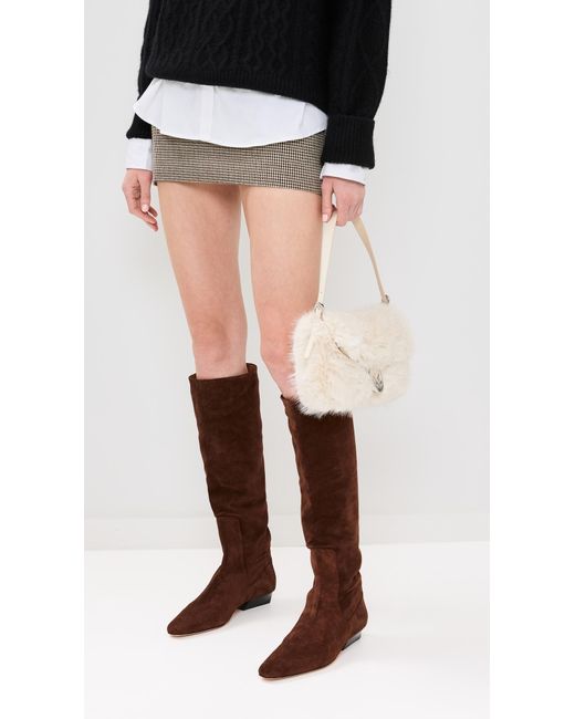 Staud Brown Wally Flat Boots