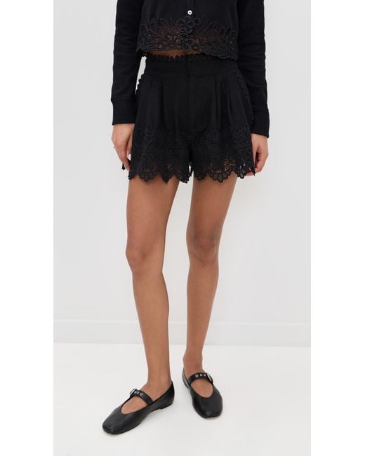 Sea Black Iyla Soutache Shorts