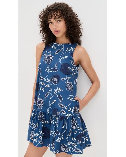 Tanya Taylor Blue Jessie Dress