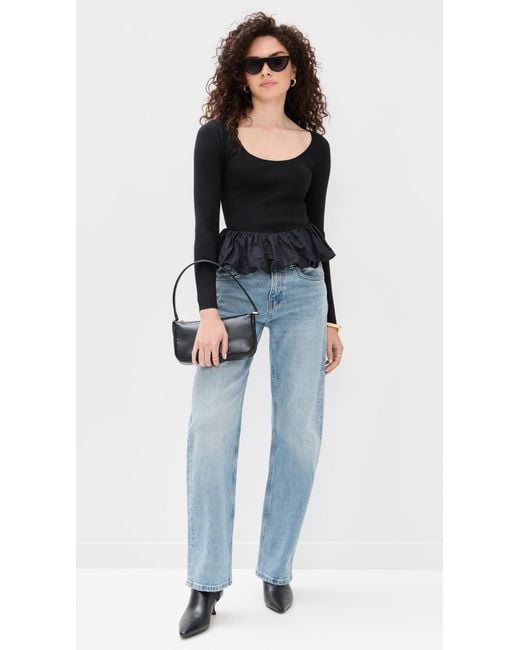 Rails Black Tillie Top