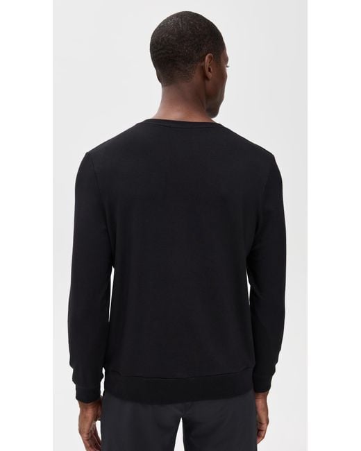 Beyond Yoga Black Always Beyond Pullover Crew for men