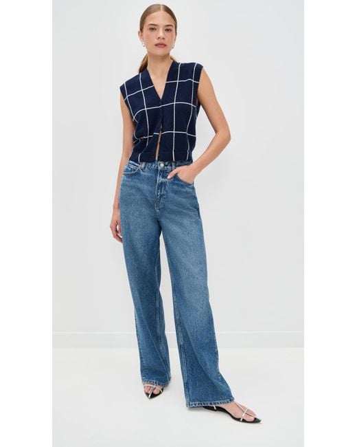 Jonathan Simkhai Blue Rozzi Vest