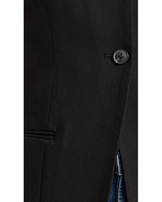 ALIGNE Black Leo Long Waistcoat