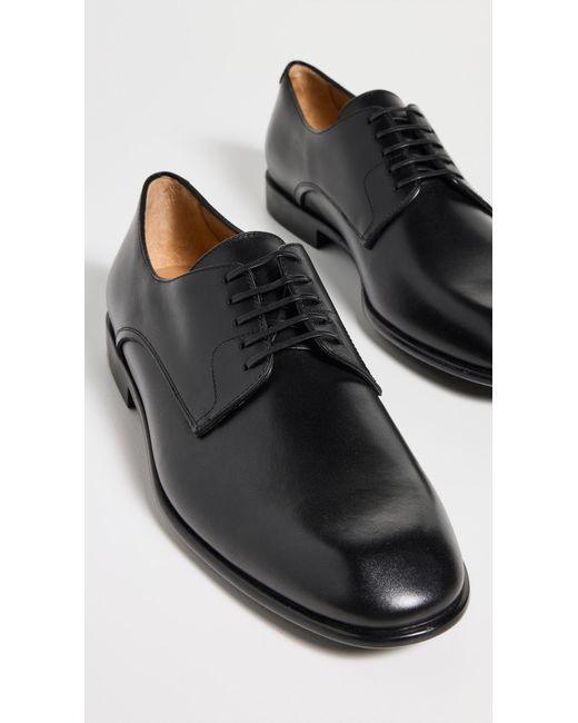Ferragamo Black Fosco Dress Shoes for men