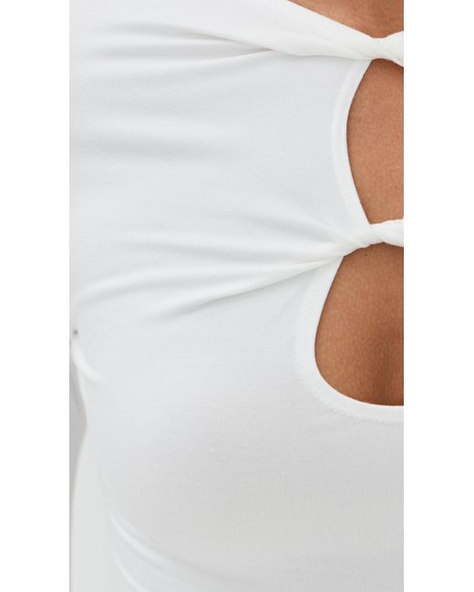 Le Bos White Brigitte Top