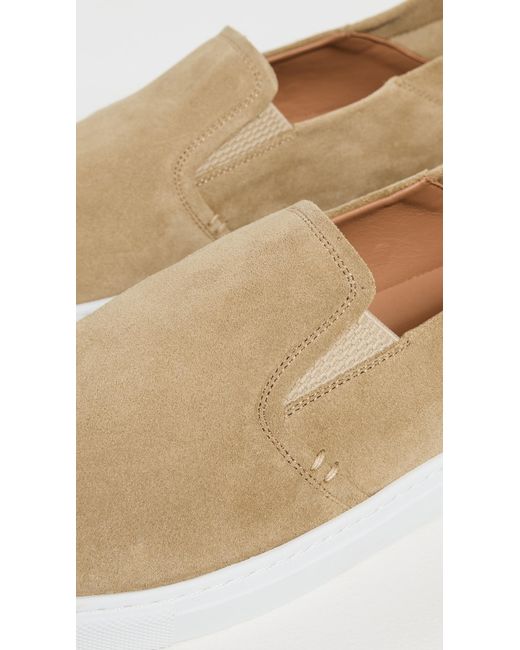 GREATS White Reign Slip Ons for men