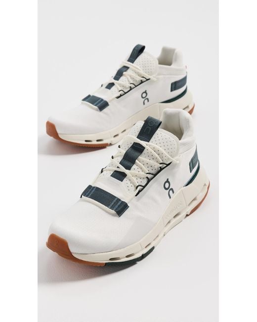 On Shoes White Cloudnova 2 Sneakers for men