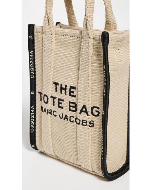 Marc Jacobs Black The Jacquard Crossbody Tote Bag