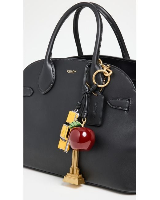 COACH Small New York Cluster Bag Charm Keychain | Lyst