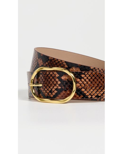 B-Low The Belt Brown Kyra Python Belt