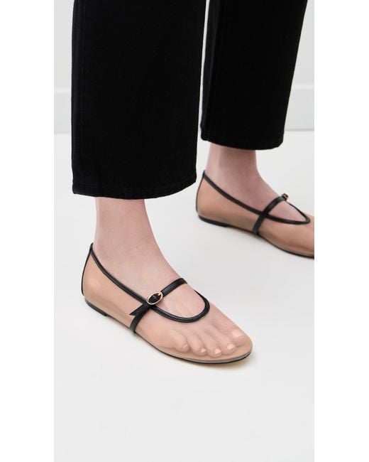 Stuart Weitzman Black Bareitall Mary Jane Sandals