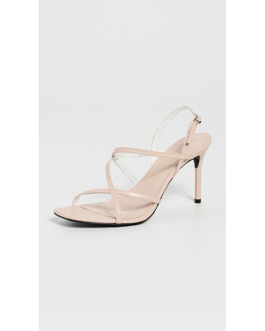 Tory Burch White Multi Strap Heel Sandals 90Mm