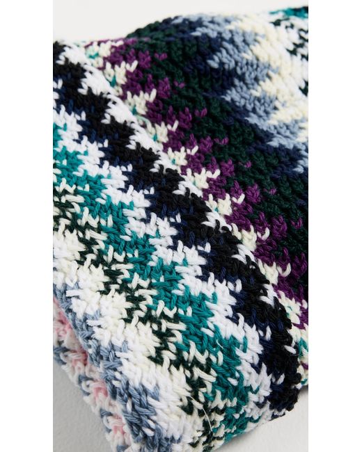Missoni Blue Striped Beanie