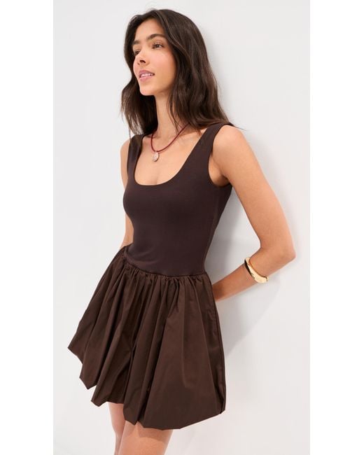Le Bos Black Piper Solid Dress