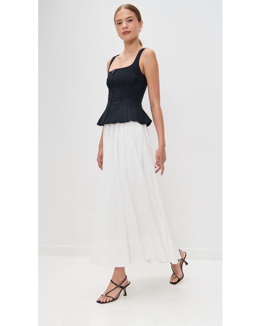 Jonathan Simkhai Black Jolynn Combo Dress