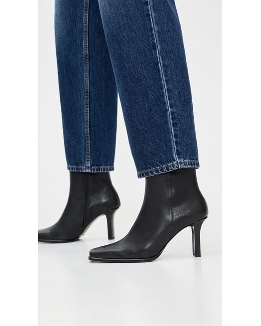 Staud Black Hendrix Ankle Boots