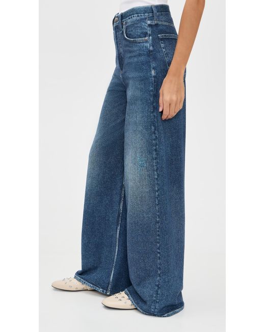 Rag & Bone Blue Miramar Terry Sofie Ankle Pants