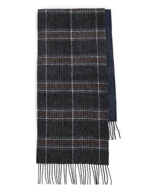 Barbour Black Marsden Reversible Scarf for men