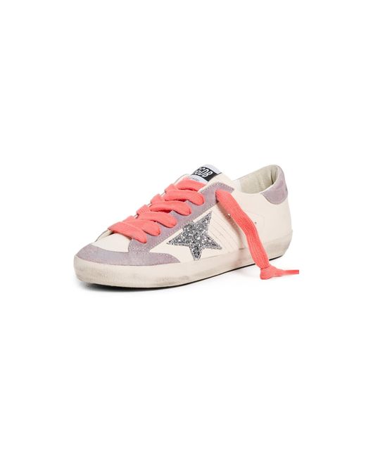 Golden Goose Women's Pink Super Star Sneakers