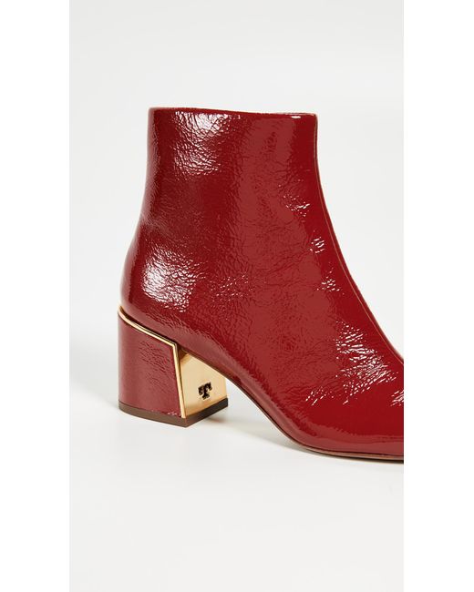 Tory Burch Juliana Booties in Red Lyst