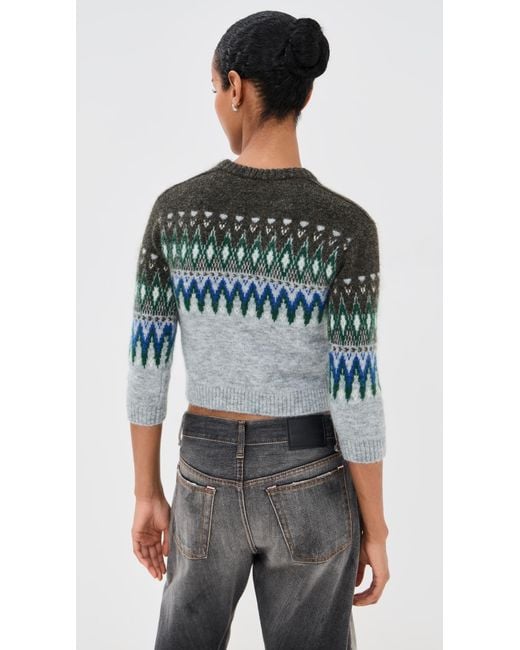 Acne Black Nordic Shrunken Sweater