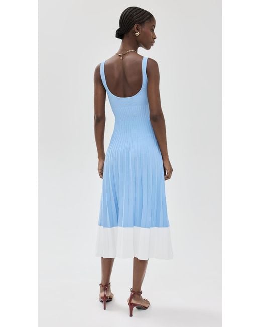 Staud Blue Ellison Dress