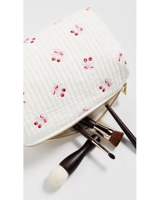 LoveShackFancy White Octavia Pouch