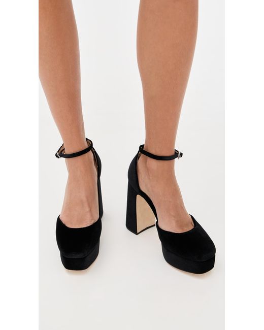 Badgley Mischka Black Jayda Platform