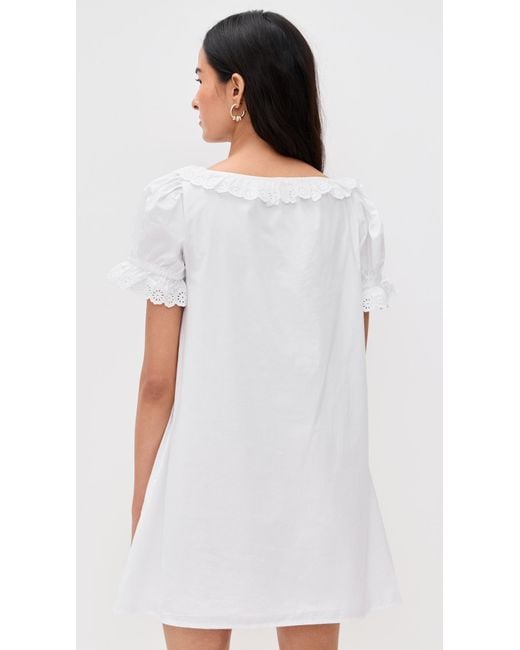 Posse White Ezra Shift Dress