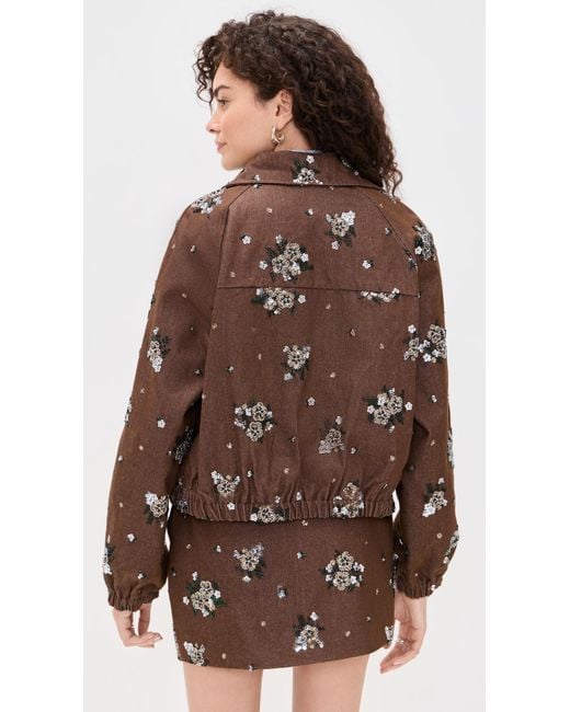 Line & Dot Brown Harriet Jacket