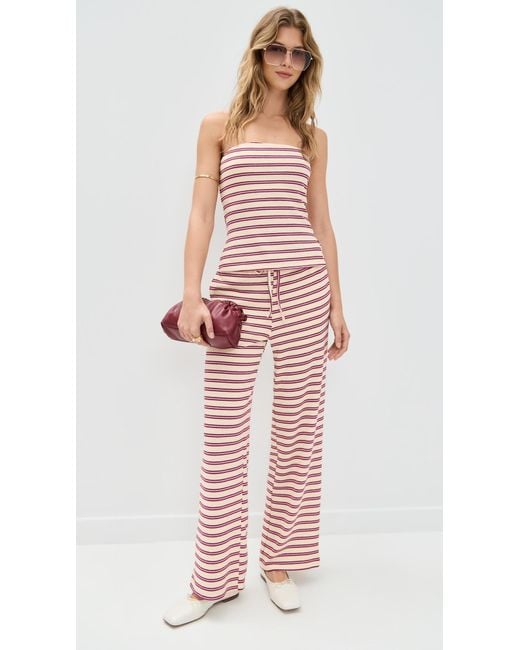 Bailey Rose Red Striped Pants