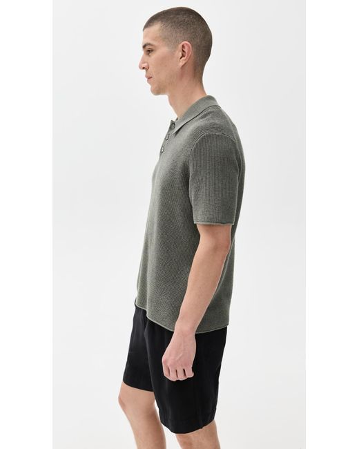 Alex Mill Black Jayce Polo for men