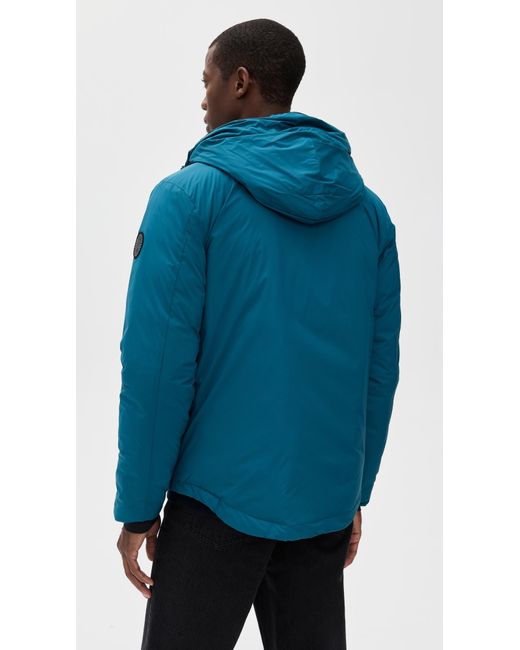Canada Goose Blue Lodge Disc Hooded Jacket for men