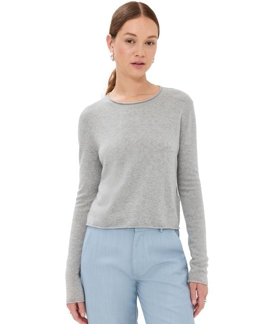 Lisa Yang Gray Ida Cashmere Sweater