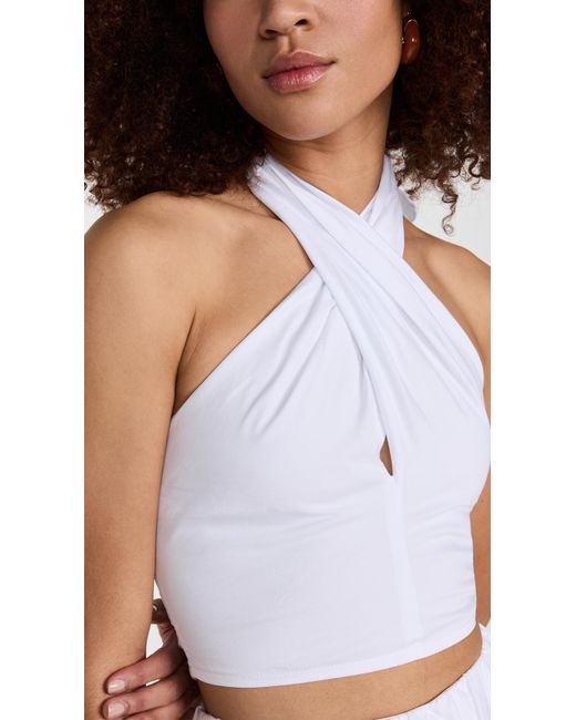 Staud White Kai Top