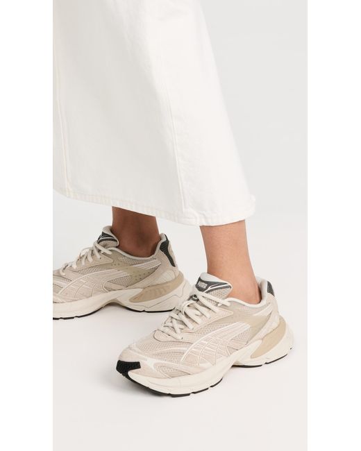PUMA White Velophasis Sneakers